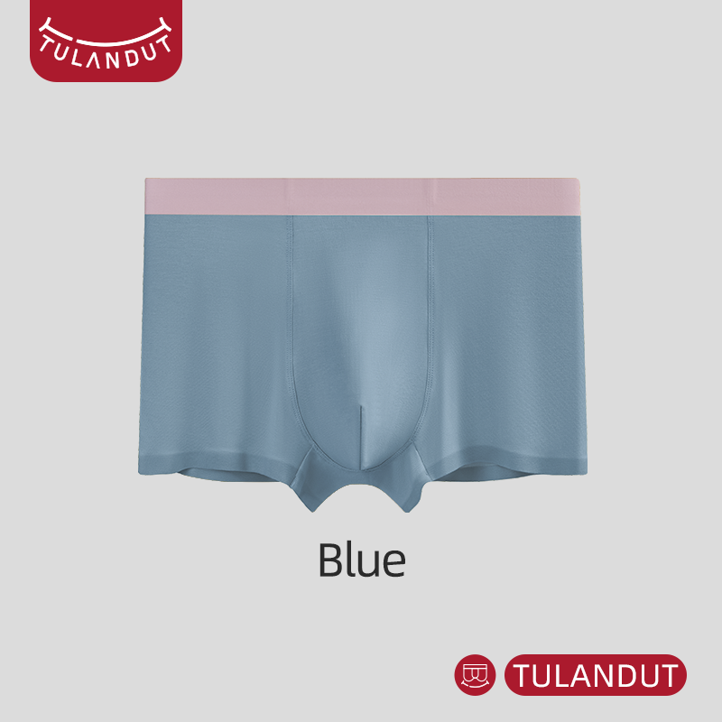 TULANDUT Comfortable Men's Boxer Briefs Blue633059566300171120