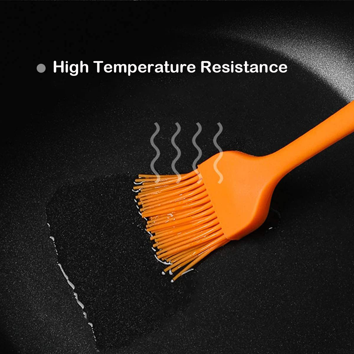 Blythornix Silicone Pastry Brushes for Baking and Cooking, Kitchen Food Basting Brushes for Grill with Long Handle Oil Brush Set63604429355137112
