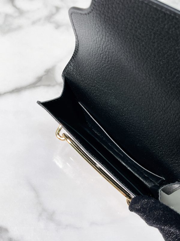 HERMES ROULIS SLIM, Black/Gold64322007452545114