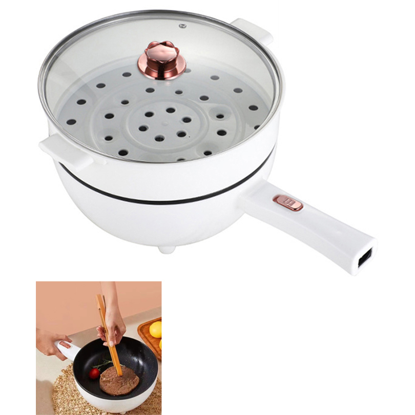 Electric Cooker Multi-Function All-in-One Non-Stick Electric Hot Pot Rice Cooker Noodles Pot Steak Ramen Family Gift Dorm Essentials 6666010263680485478913110