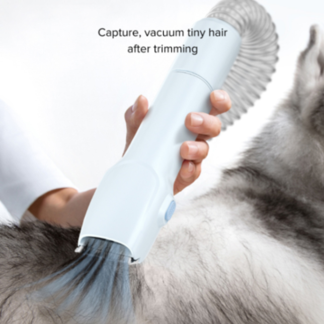 Airbot Pet Vacuum Cleaner P2 Blue+White UK - Low-Noise, Portable, Multi-Tool Grooming with Trimmer, DeShedder, Vacuum for Dogs & Cats, Home & Post-Walk Cleanup Pet62885048961155114