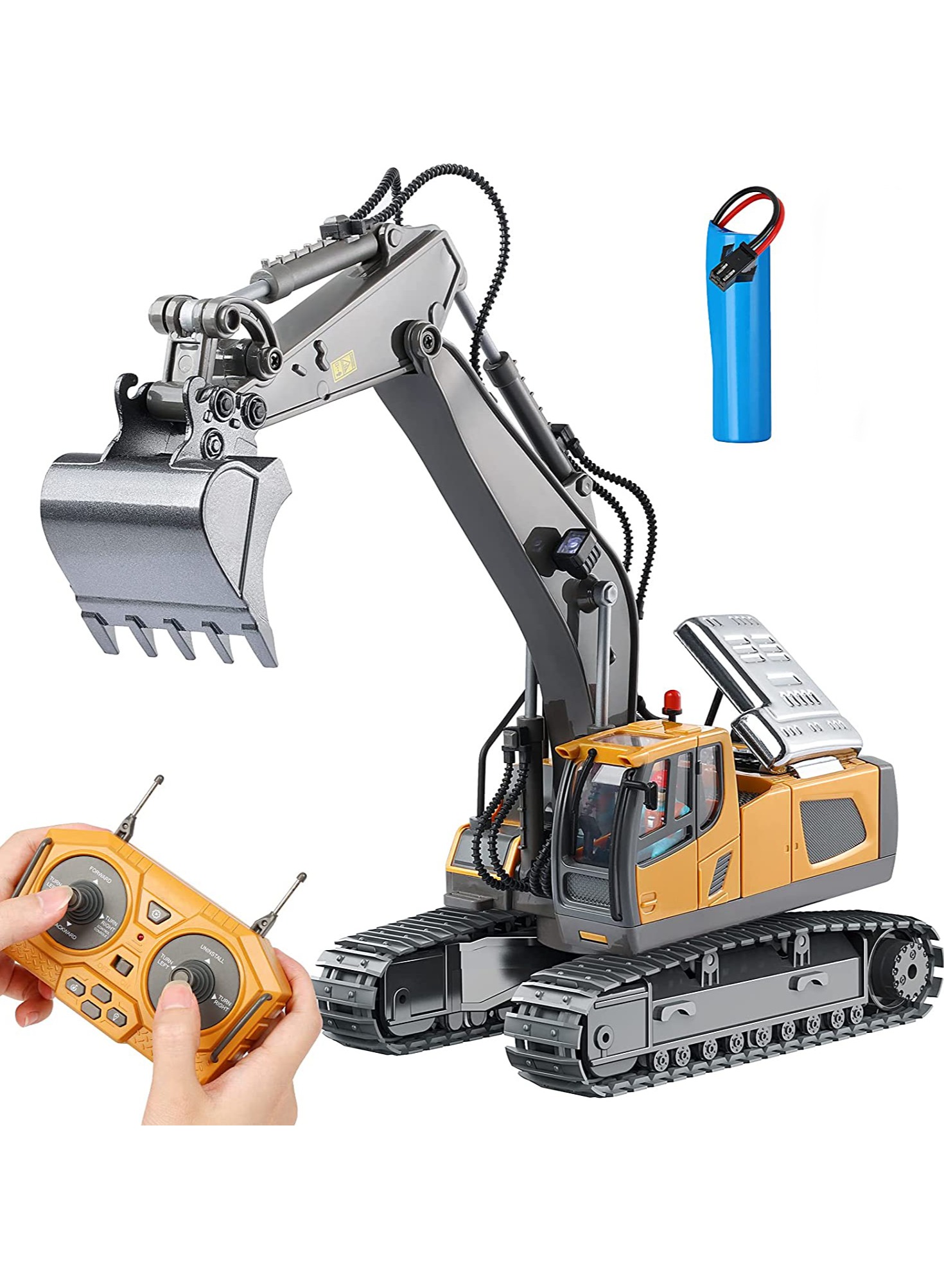 Remote Control Excavator Toys for Above Old Boys Best Gift Ideas Rechargeable RC Construction Excavators Digger Vehicles Engineering Toys NB-012863680718613122110