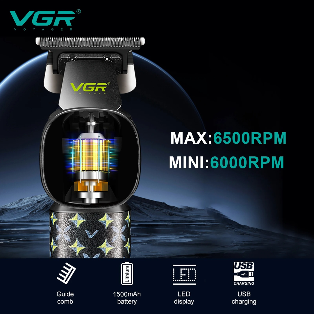 VGR V185 Hair Clipper Man Professional Set  Clipper Hair Cut Set 307 Hair Cutting Machines Set Barber Clipper Kit 3963214362953089113