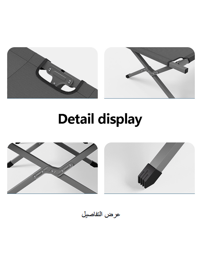 Folding Camping Cot Portable Folding Cot Outdoor Camping Office Home Nap Lightweight 6666016263526241917442113