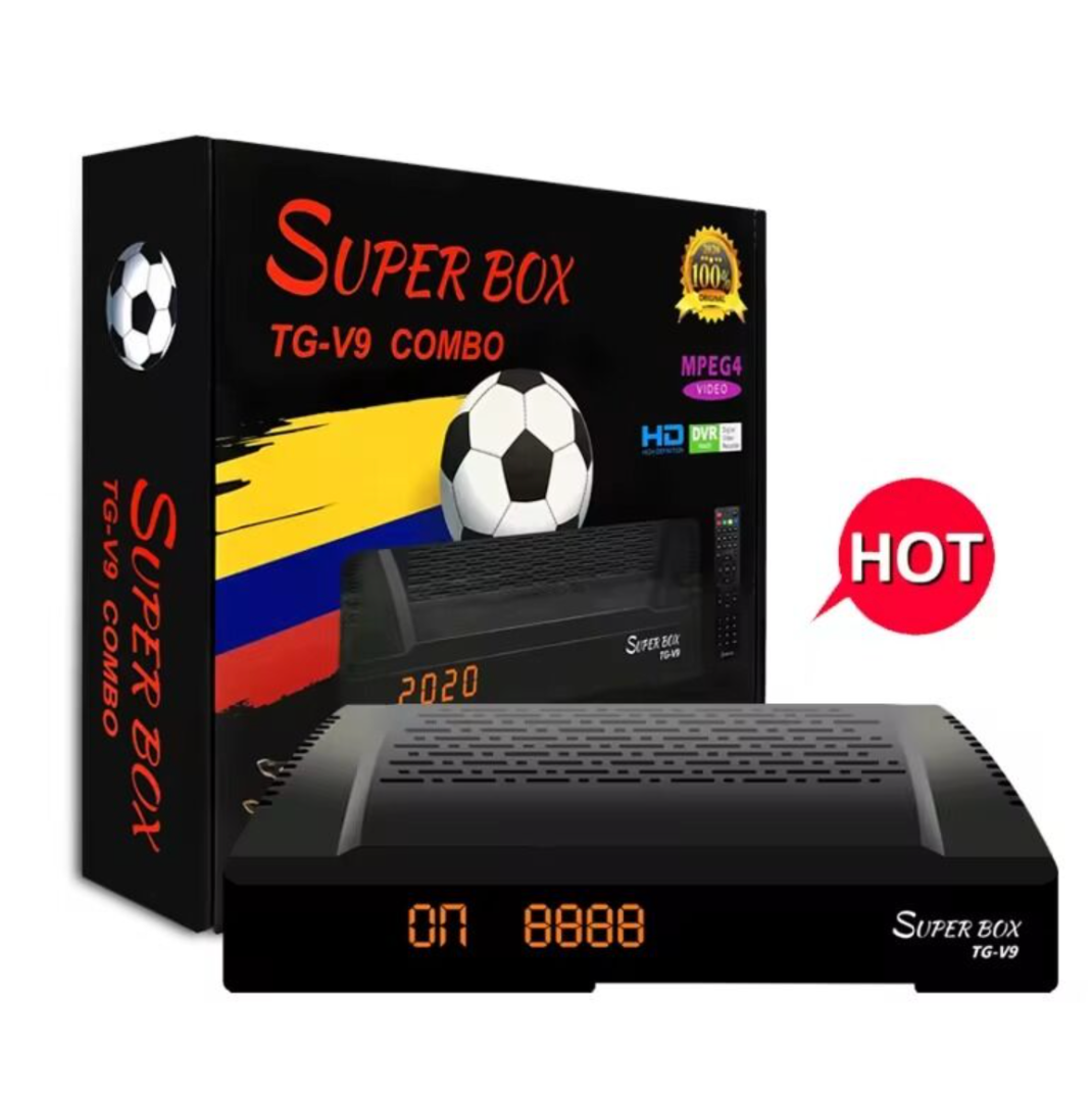 جهاز استقبال ساتلايت سوبر بوكس TG-V9 جديد تايجر T3000 4k ستالايت DVB-T2 ميني مع محول واي فاي RT5370 لأجهزة الاستقبال والدوونج632692968547851123