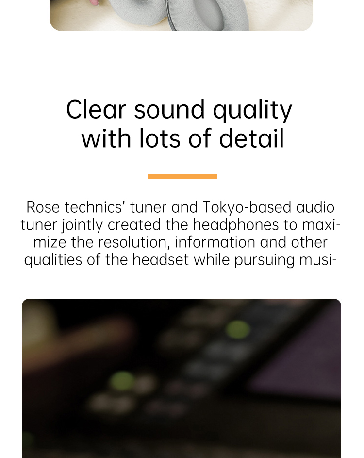 ROSESELSA North Forest Hi-Fi Headphones Gaming Headphones Music 3.5mm Jack（Black）63615288528514113