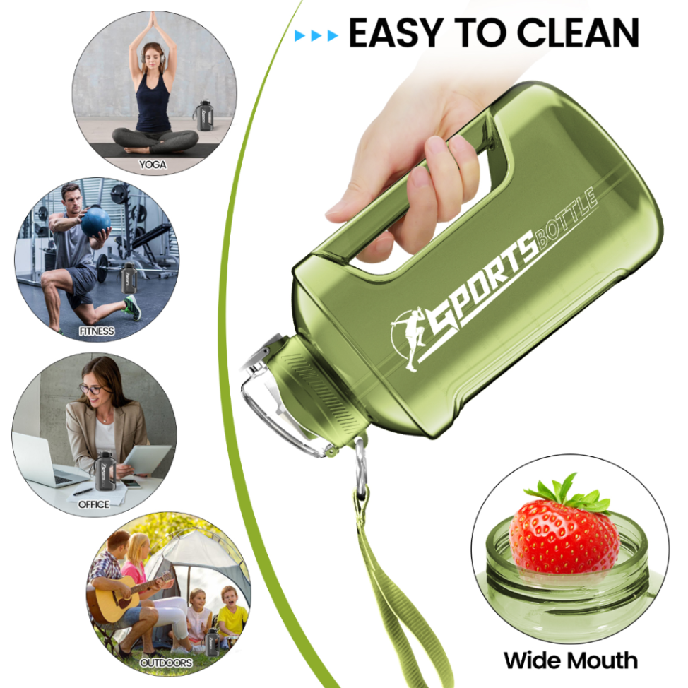Jumbottle Transparent water jug 2200ml  Green 63226147389571112