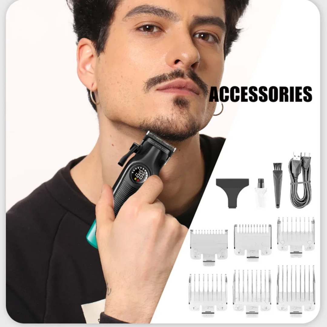 VGR V196 Hair Clipper for Men with DLC Blade  7000RPM LED Display Professional Barber Shop Cordless Hair Cutting Machine63203748294401114