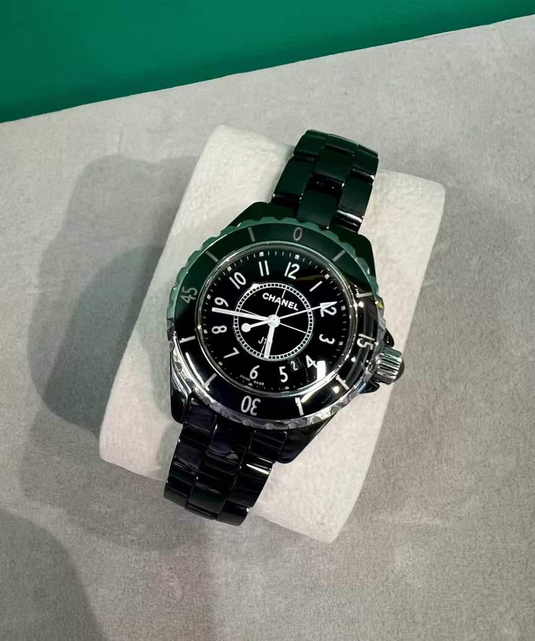 Chanel J12 Black Ceramic Watch – 33mm, Pre-owned