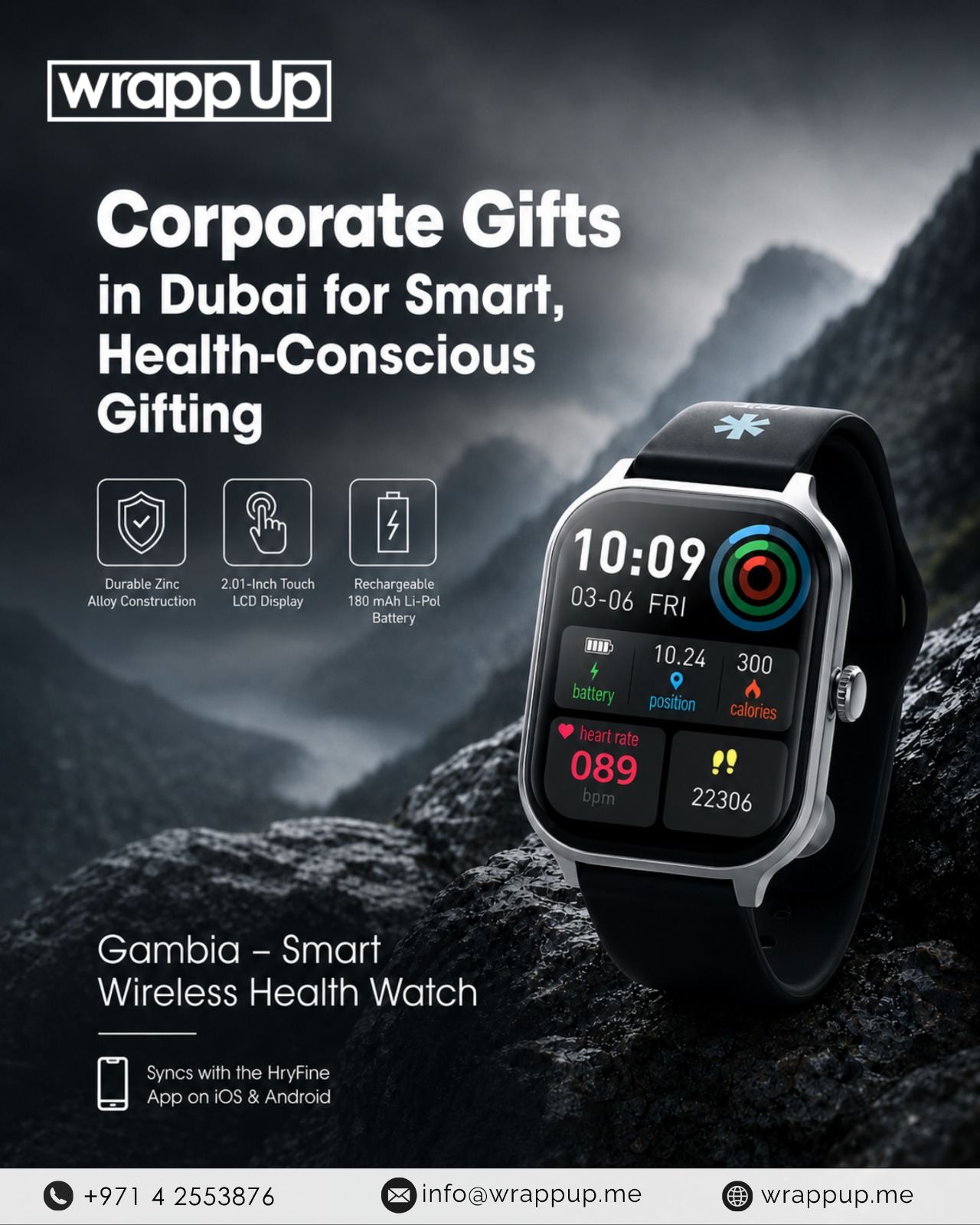 Corporate gifting services in Dubai with custom branding