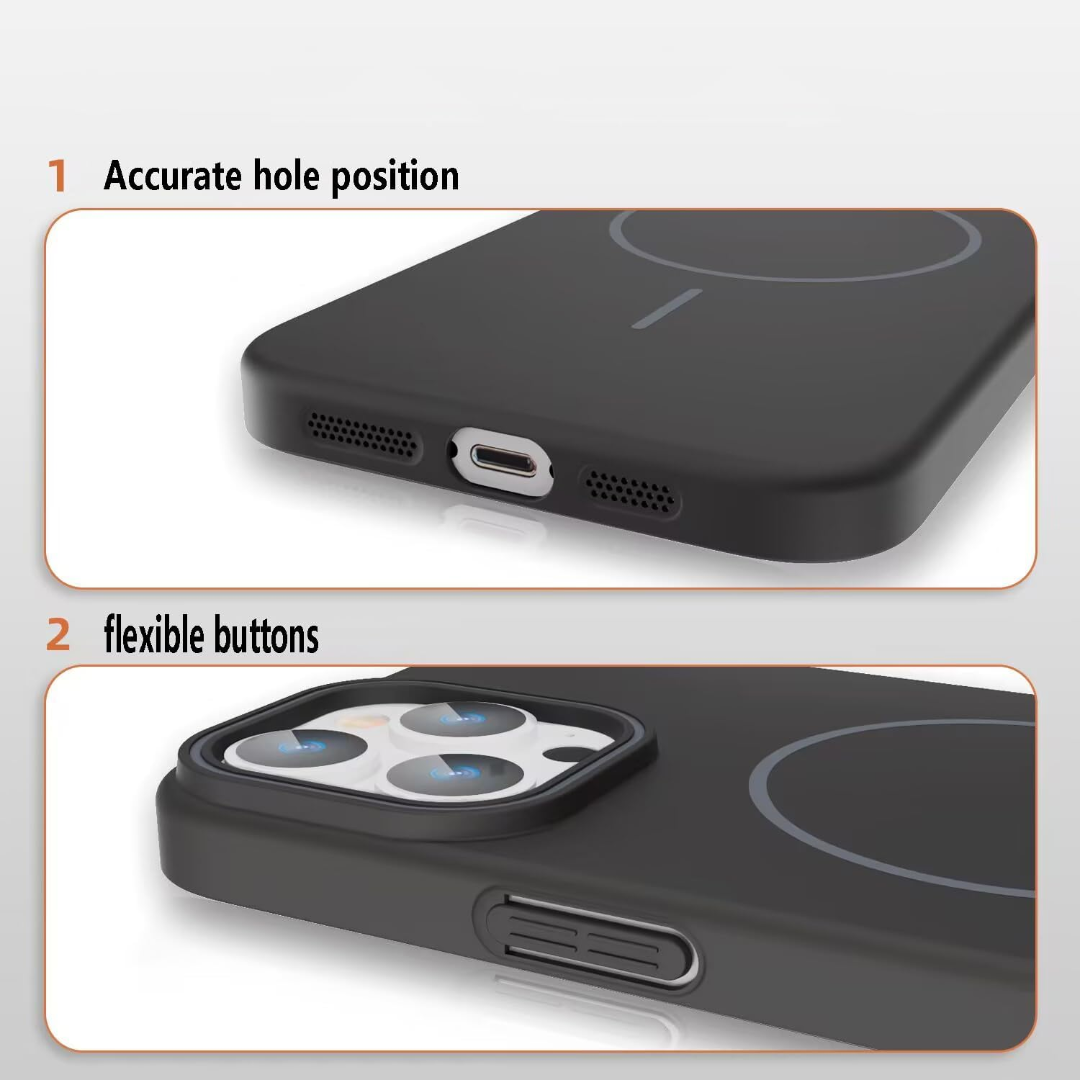 Meephone Compatible with Phone 17 Pro Max Case Fit for Wireless Charging Soft TPU Back Shockproof Cover Slim Fit Protection Case Matte Skin Feel (Black)63447627074050112