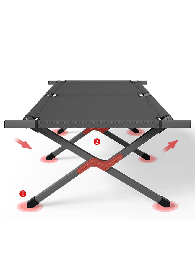 Folding Camping Cot Portable Folding Cot Outdoor Camping Office Home Nap Lightweight 6666016263526241917442112