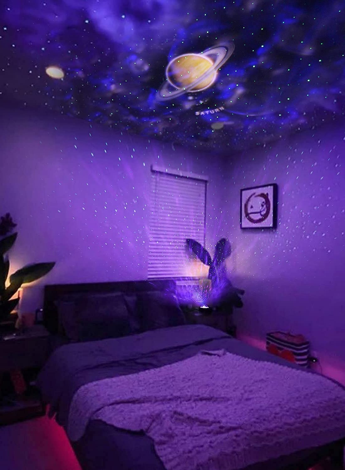 Star Projector Night Light Galaxy Remote Control Bluetooth Music Speaker Rechargeable USB SUM-0078163680820101889111