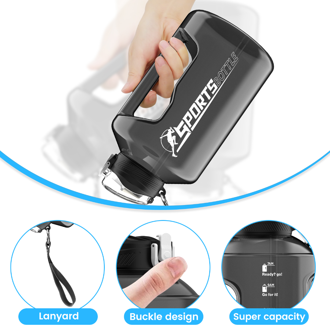 Jumbottle Transparent water jug 2200ml  Black63226135220481113