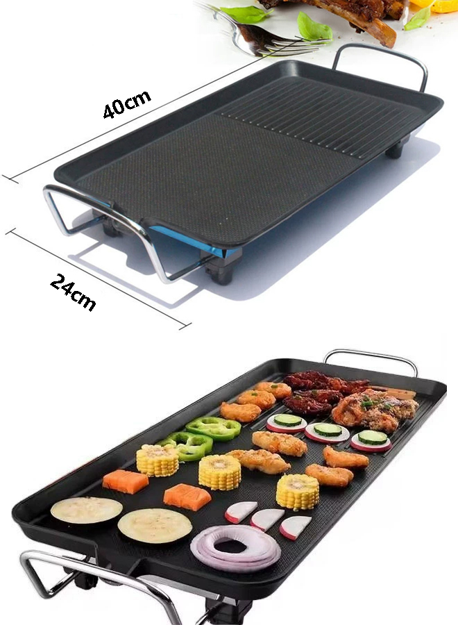 Smokeless Indoor Electric Grill Copper Large Nonstick Table Top Grill Indoor Grilling BBQ 6666017963680973225346111