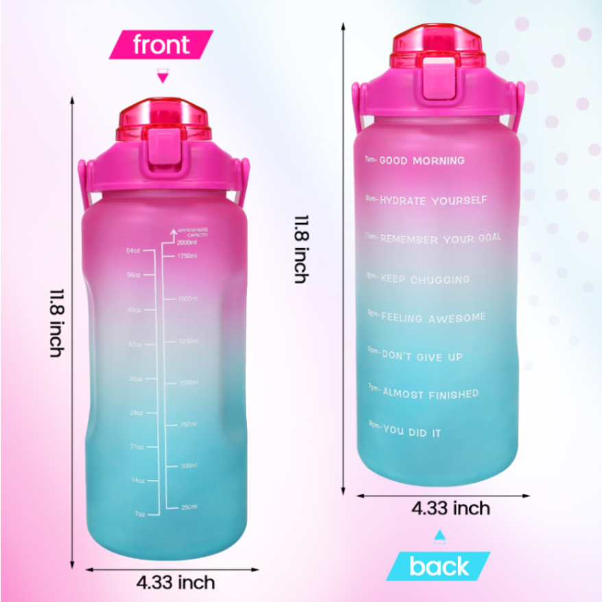 Jumbottle Gradient Space Cup 2200ml Red Blue63225891143555112