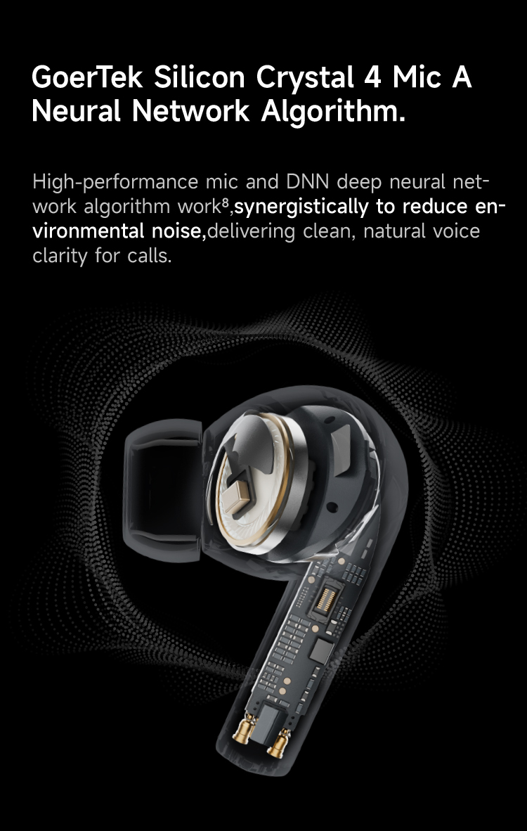 سماعات ROSESELSA EarFree i5 اللاسلكية هجينة مع خاصية إلغاء الضوضاء النشطة، وسماعات رأس بجودة صوت HiFi وتقنية LDAC، وسماعات أذن لاسلكية مع خاصية إلغاء الضوضاء 48 ديسيبل، مقاومة للماء IPX5، بلوتوث 5.3، ووضع الألعاب 54 مللي ثانية (أزرق سماوي بعيد)63615275526659114
