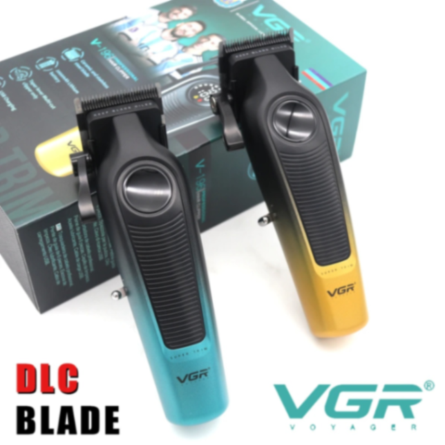 VGR V196 Hair Clipper for Men with DLC Blade  7000RPM LED Display Professional Barber Shop Cordless Hair Cutting Machine632037482944011121