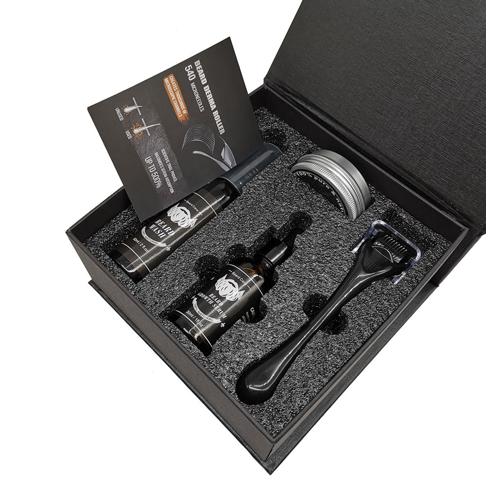 XIKEZAN Luxury Upgraded Beard Kit Barber Care Products Unscented Beard Balm Men Beard Gift Set for Smoothing63267942106242113