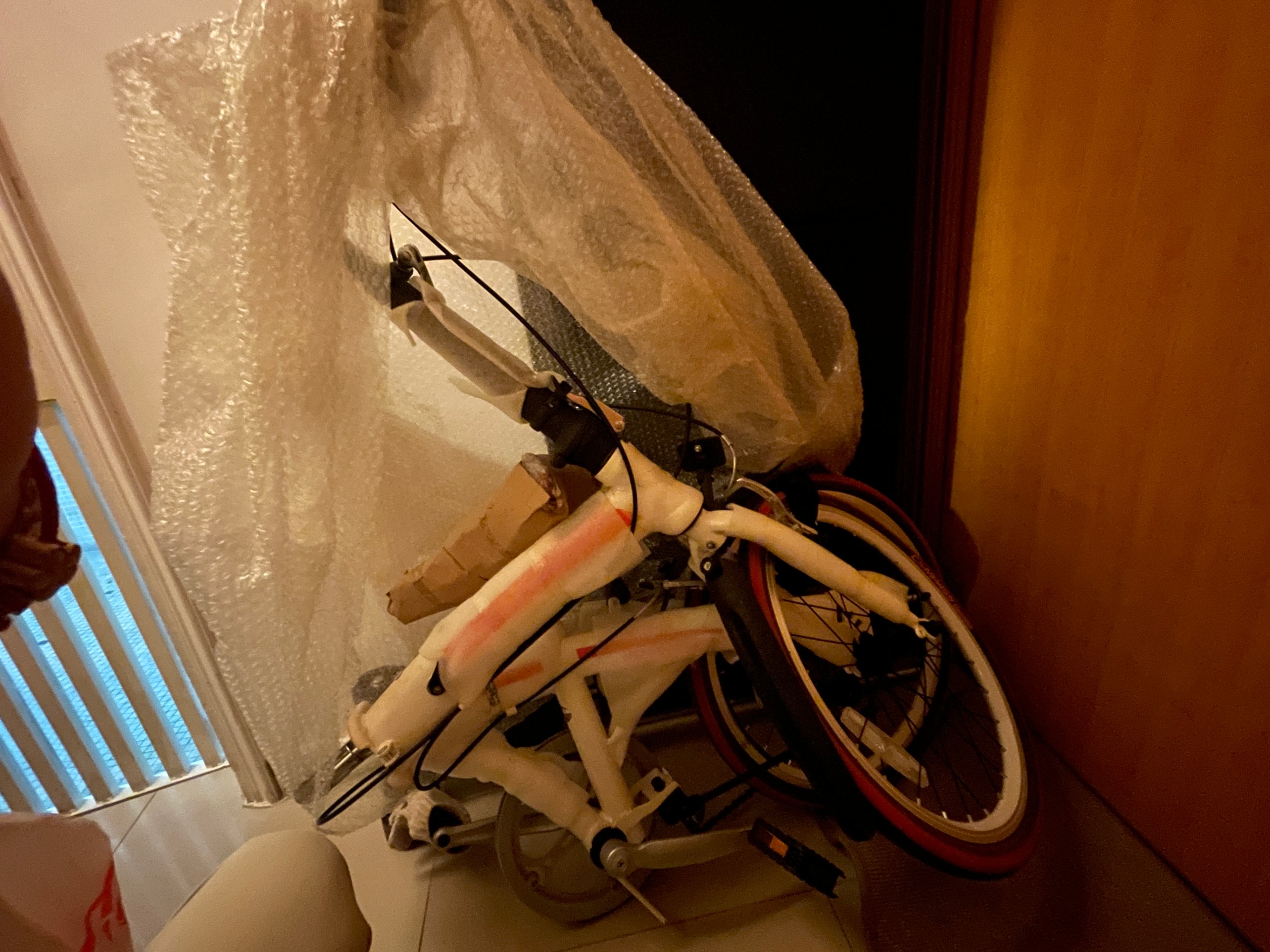 全新折叠单车+二手收纳箱64319927681795111