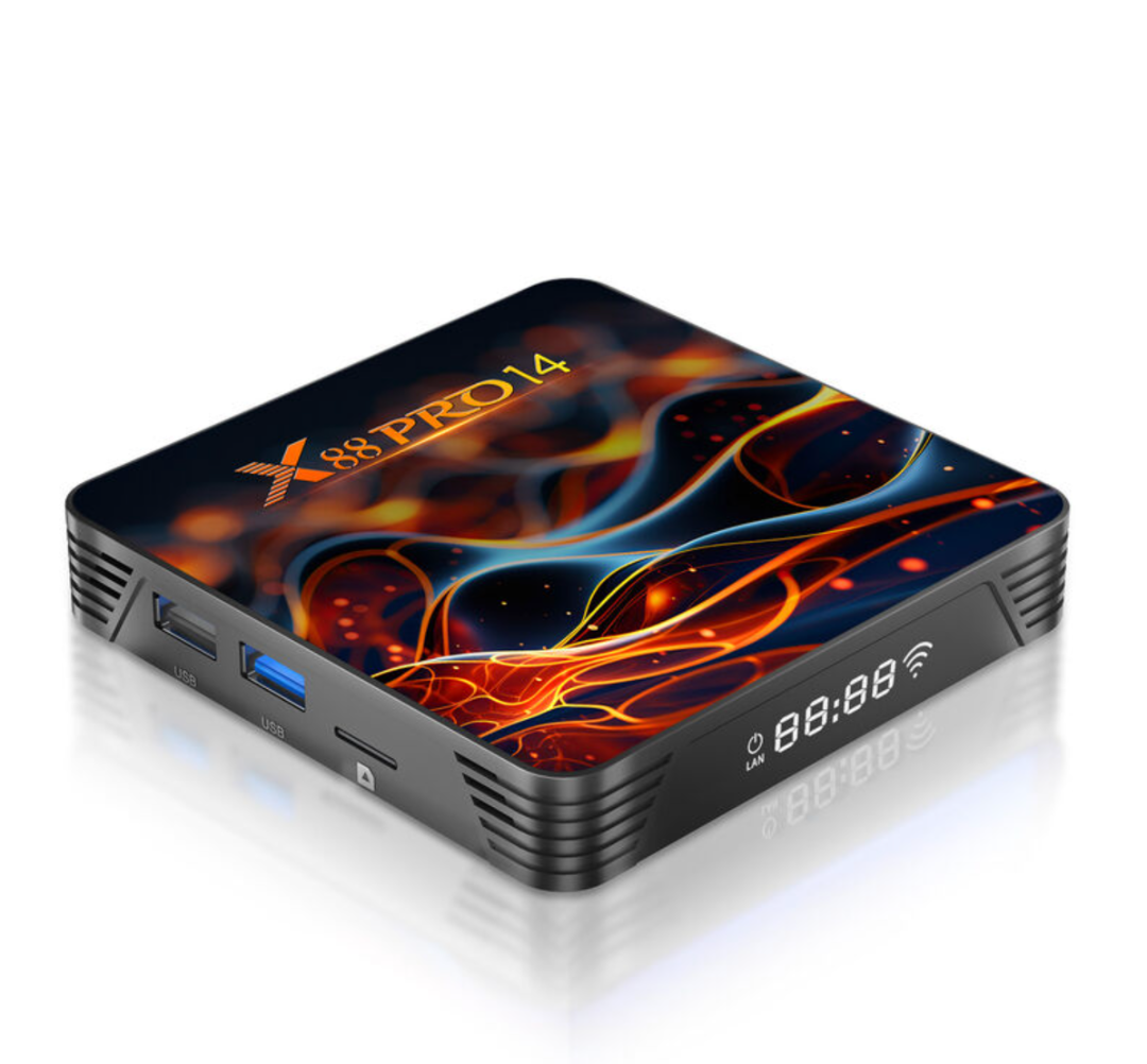 X88 Pro 14 TV Box Android14 Rockchip Quad Core 64bit Cortex A53 Support 4K HDR Wifi 6 BT5.0 Set Top Box63238500888963112