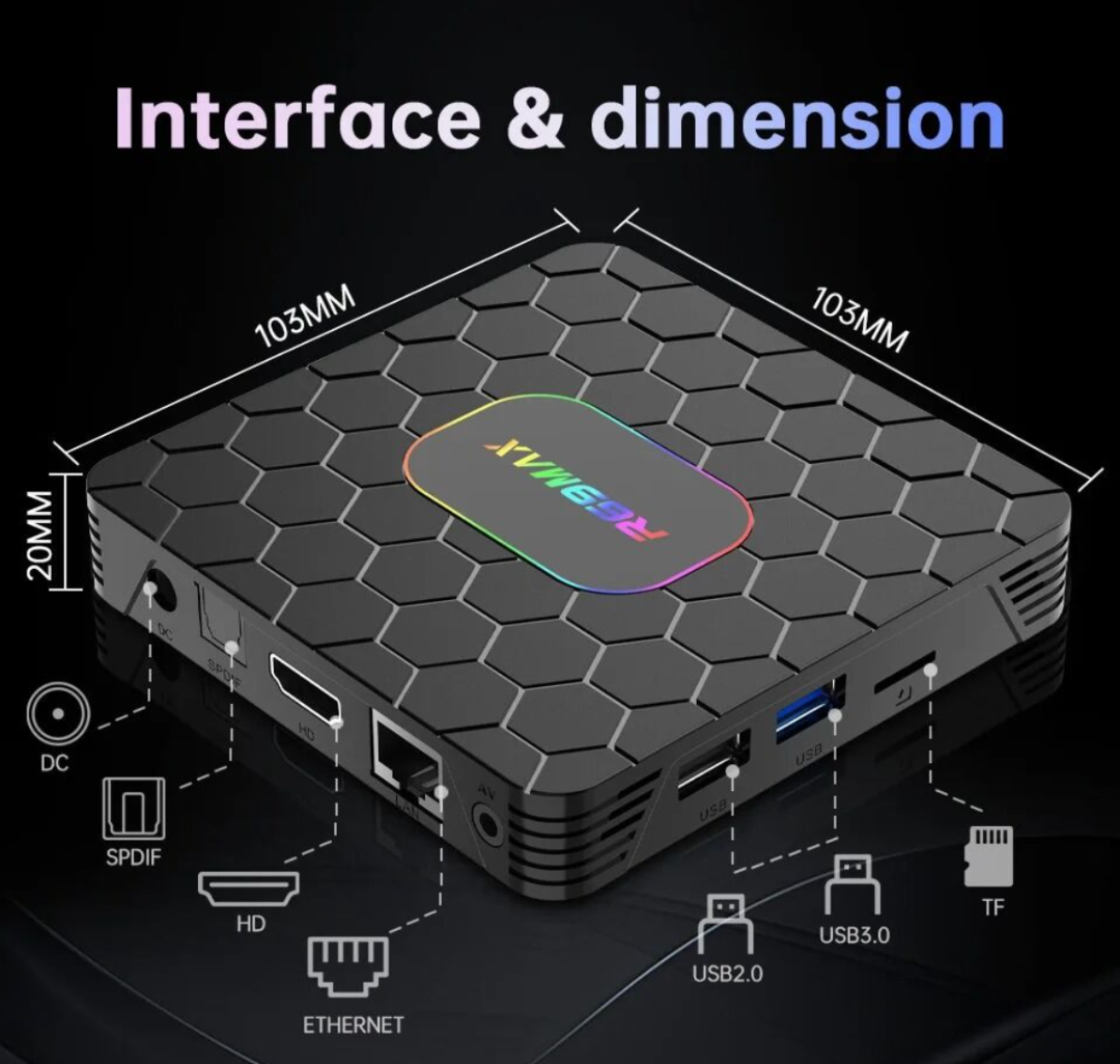 R69 Max Smart TV Box Android 14.0 OS RK3528 8K HDR10 WIFI6 Android TV Box Media Player Set Top Box Dual Wifi63238414475009113