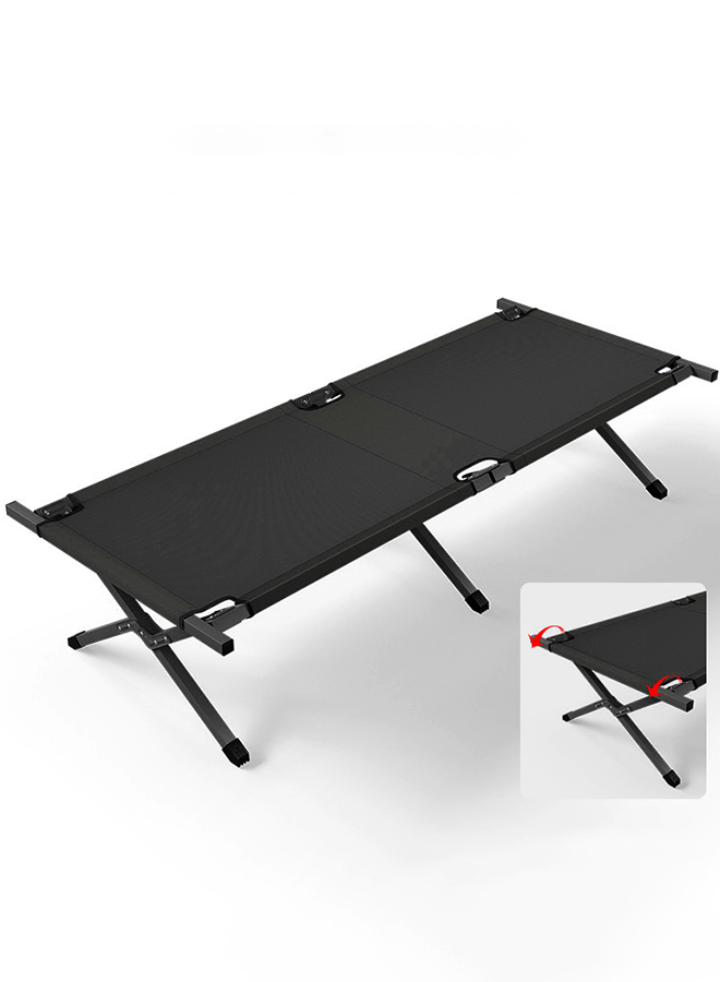 Folding Camping Cot Portable Folding Cot Outdoor Camping Office Home Nap Lightweight 6666016263526241917442114