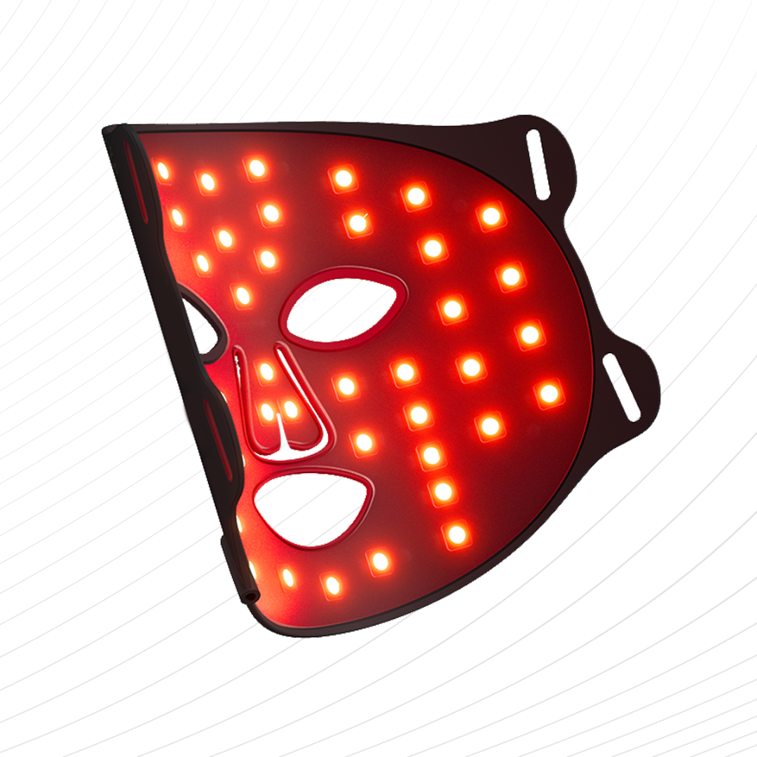 LED Red Light Therapy Face Mask – 6-Wavelength Red/Blue/Yellow/Infrared for Brightening, Anti-Acne & Anti-Aging – Adjustable 10–30 Min Timer63081209227907114