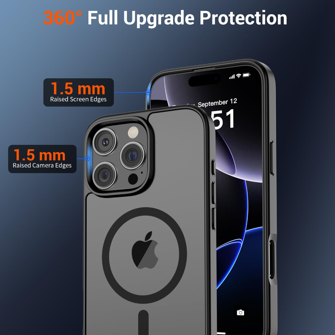 Magnetic for iPhone 16 Pro Max Case (Compatible with MagSafe) (Military Grade Drop Protection) Translucent Matte Shockproof Phone Cover63479877753219112