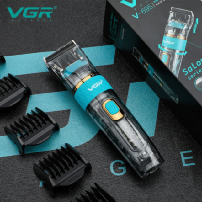 VGR 695 New Transparent Body Hair Clipper, Deep Cleaning Hair Trimmer63214689959683111