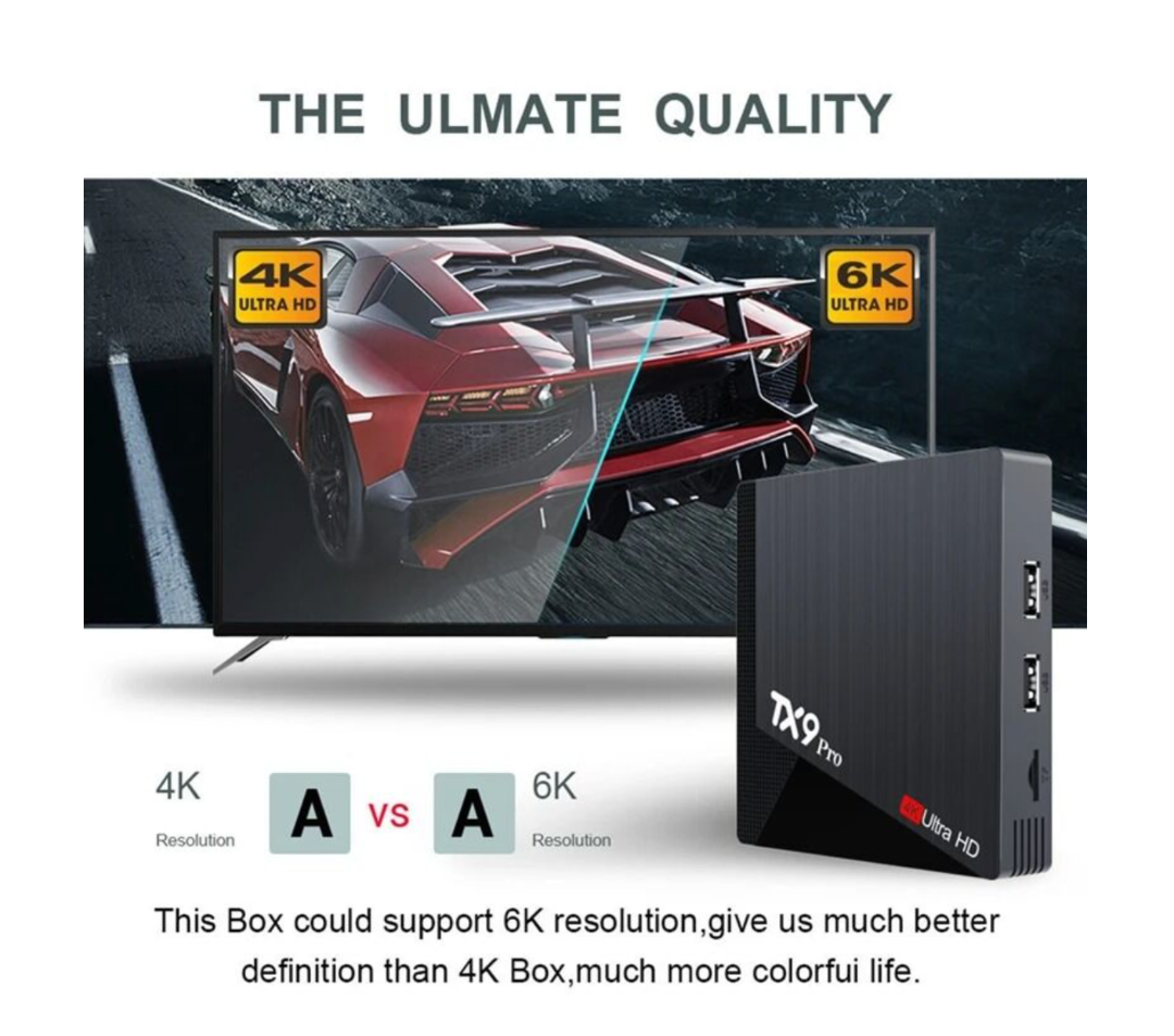 TX9 Pro Android 10.0 Set Top Box 6K HD Dual Brand 2.4G 5.8G WiFi Media Player AIIwinner H313 Smart TV Box63269476770306112