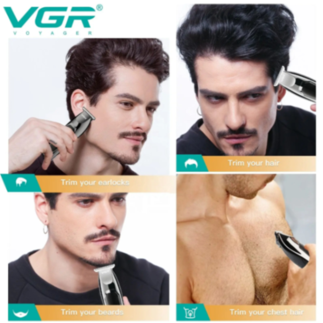 VGR 030 Hair Trimme Professional Haircut Machine Cordless Hair Cutting Machine Electric Barber Hair Clipper Clipper for Men63203534316291111