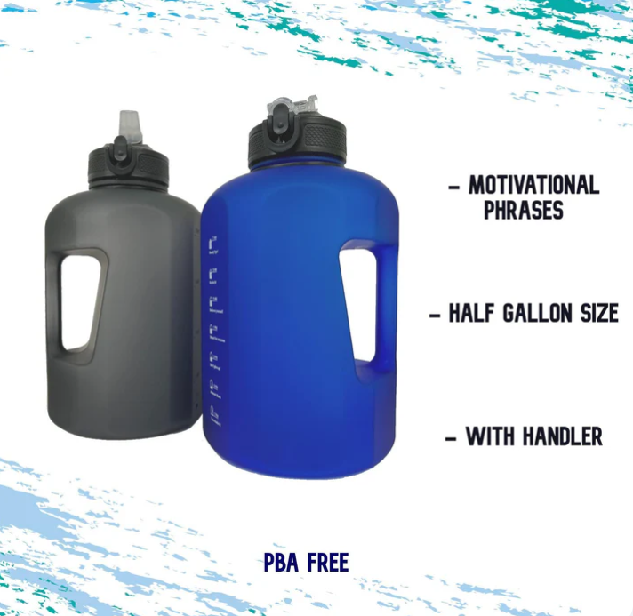 Jumbottle Frosted Large Bottle 2200 ML Blue63226091286530111