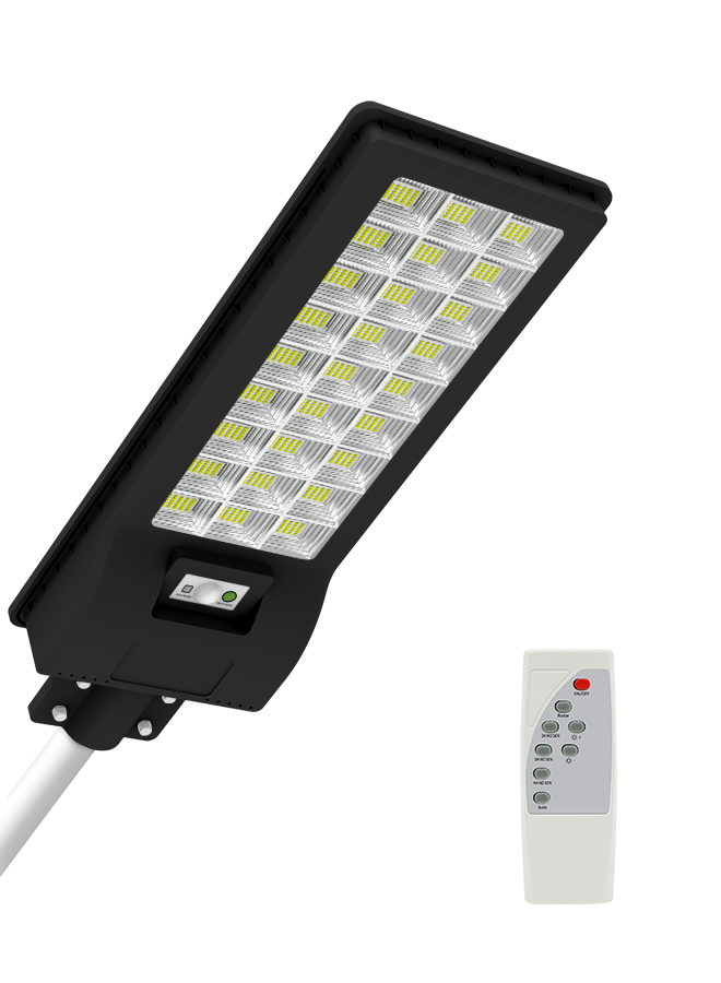 Outdoor Solar Street Light Motion Sensor Waterproof IP65 LED Floodlight Remote Control Patio Yard Garage FT-18300-2