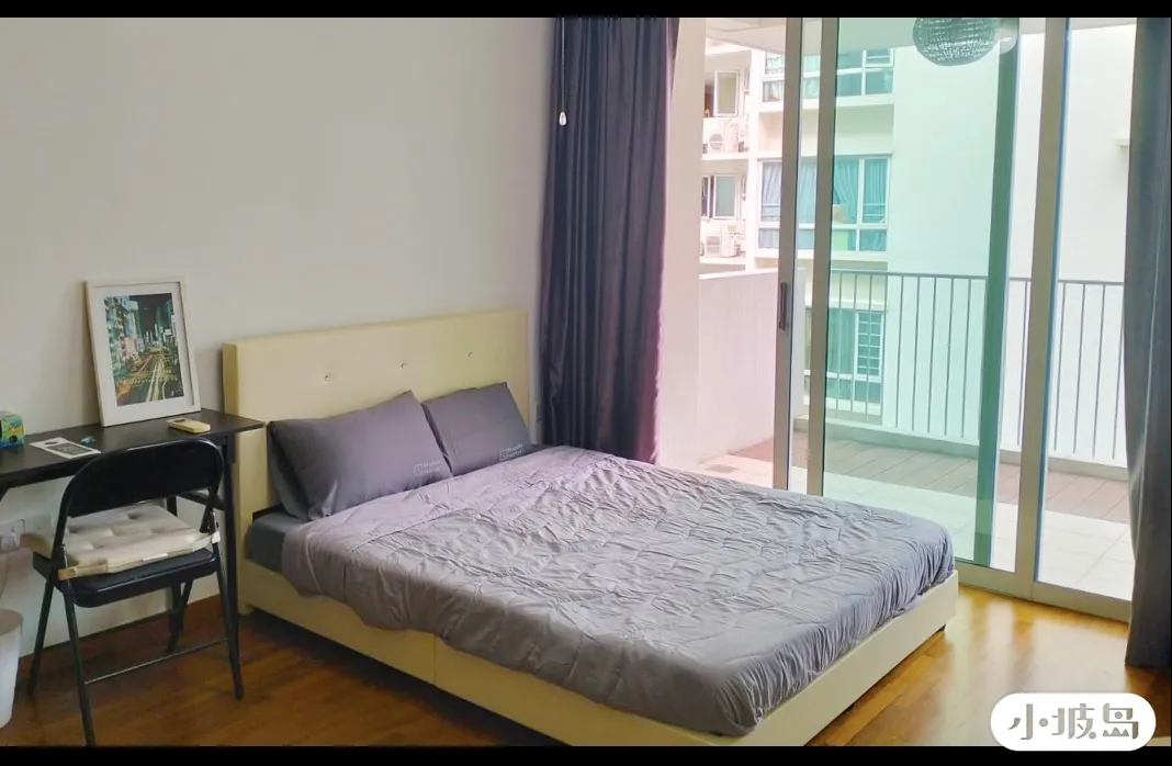 Close to NTU, master room with private balcony, available for immediate occupancy. Limited房源 available. Close to NTU, master room with independent balcony, ready for immediate move-in.63307814314497110