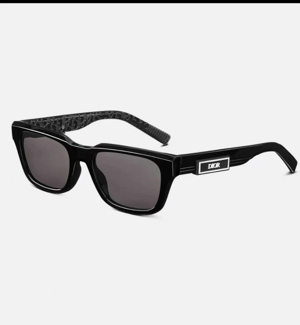Dior Black Square Frame Sunglasses – Classic Logo Style | Like New63227542968962111