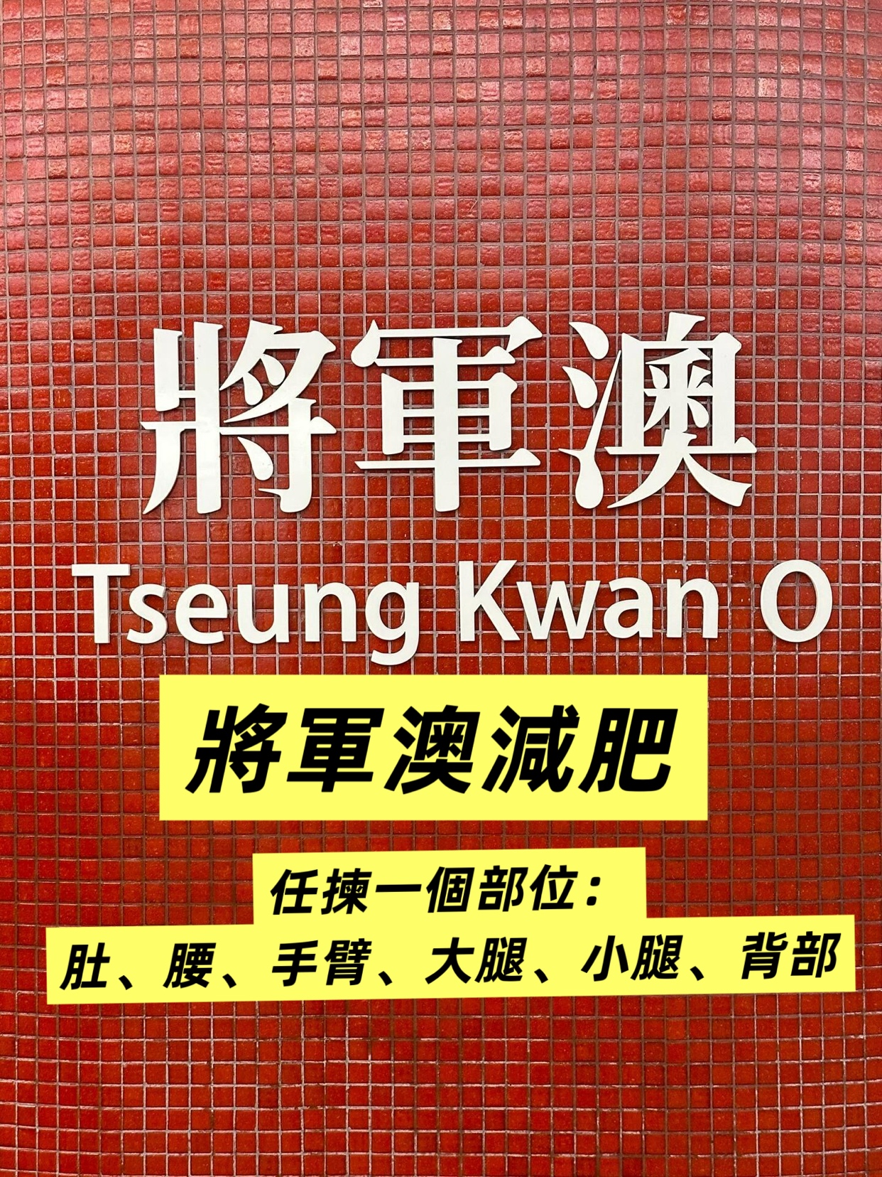 🇭🇰 Tseung Kwan O Weight Loss