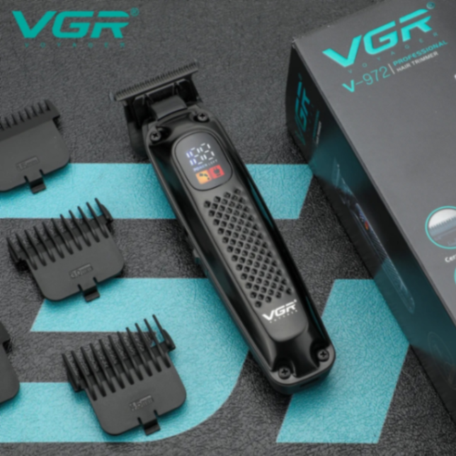 VGR V972 Cordless Professional Hair Trimmer for Men Beard Trimmer USB Electric Hair Clipper63225319480450114