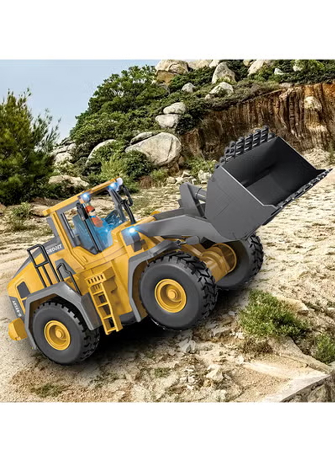 Toy car RC Bulldozer Multi-function Electric Loading And Transporting Engineering Vehicles Lights 6666017463680615703811113