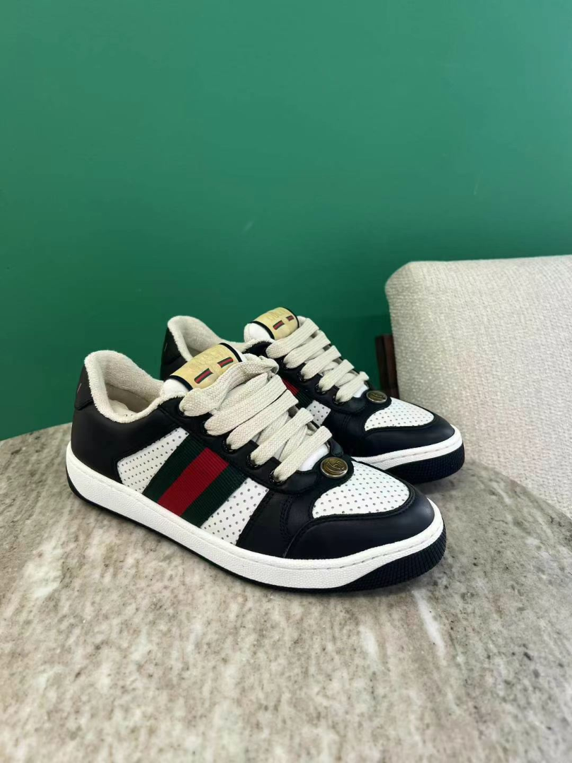 Gucci Screener Sneakers – Black & White | Size 35 | Excellent Condition3 Gucci Screener Sneakers – Black & White | Size 35 | Excellent Condition63228327994497113