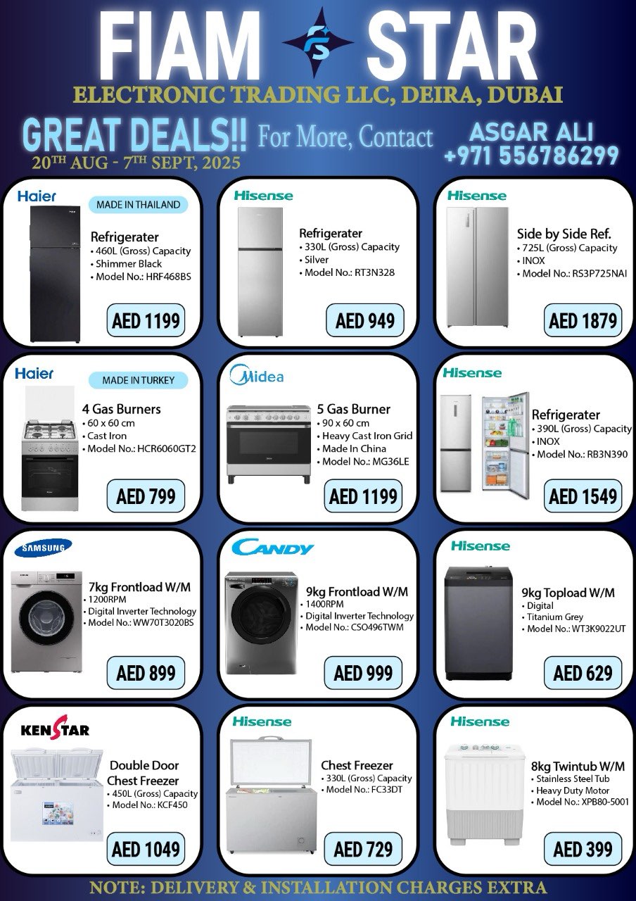 Fiamstar Electronics Trading LLC63582213950595111