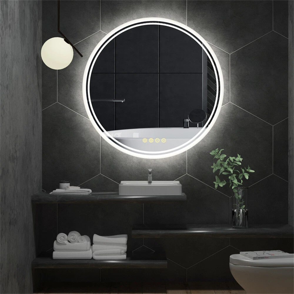 Labella RGB LED Bathroom Vanity Mirror Anti-fog Memory Shatter-proof Independent 4 Button63192088261378111