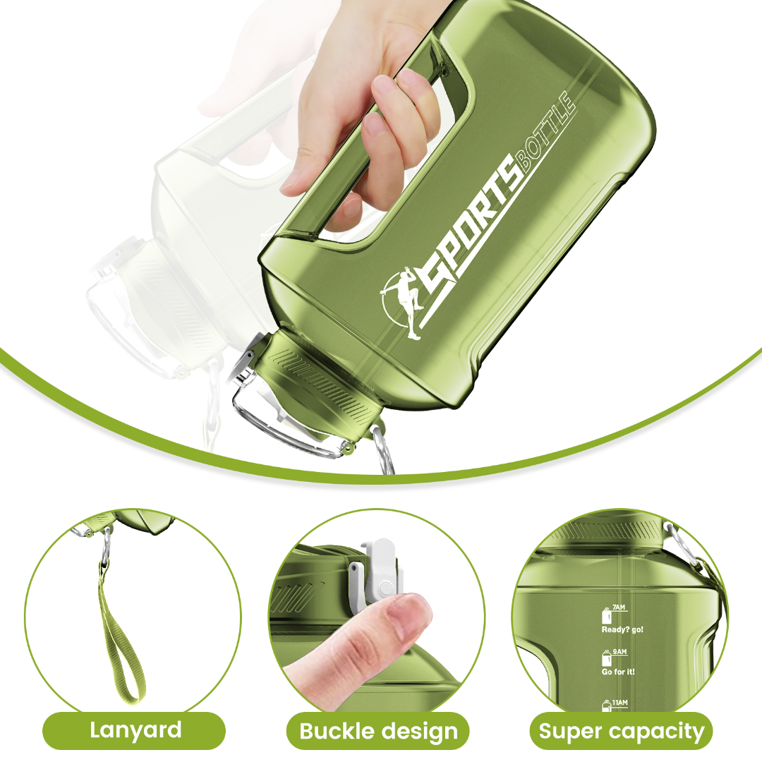 Jumbottle Transparent water jug 2200ml  Green 63226147389571114